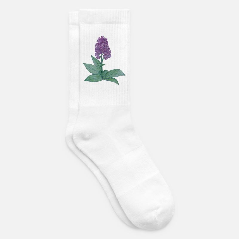 orchidée danoise - Chaussettes de tennis - blanc