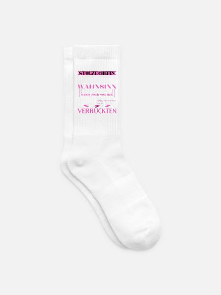 Ich bin eine stolze Chefin von einer Truppe - Tennissocken - Weiß
