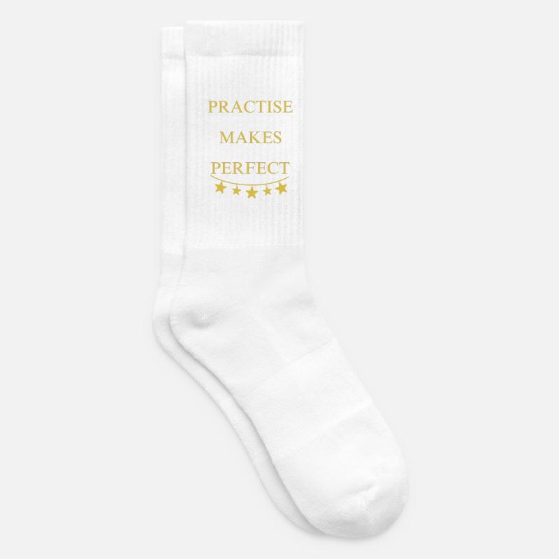 Practise makes perfect - Tennissocken - Weiß