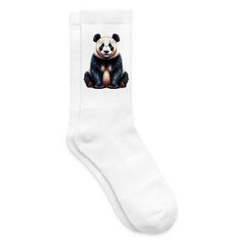 Panda - Tennis socks - white - Right