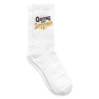 Power of Laughter Emblem - Tennissocken - Weiß - Rechts