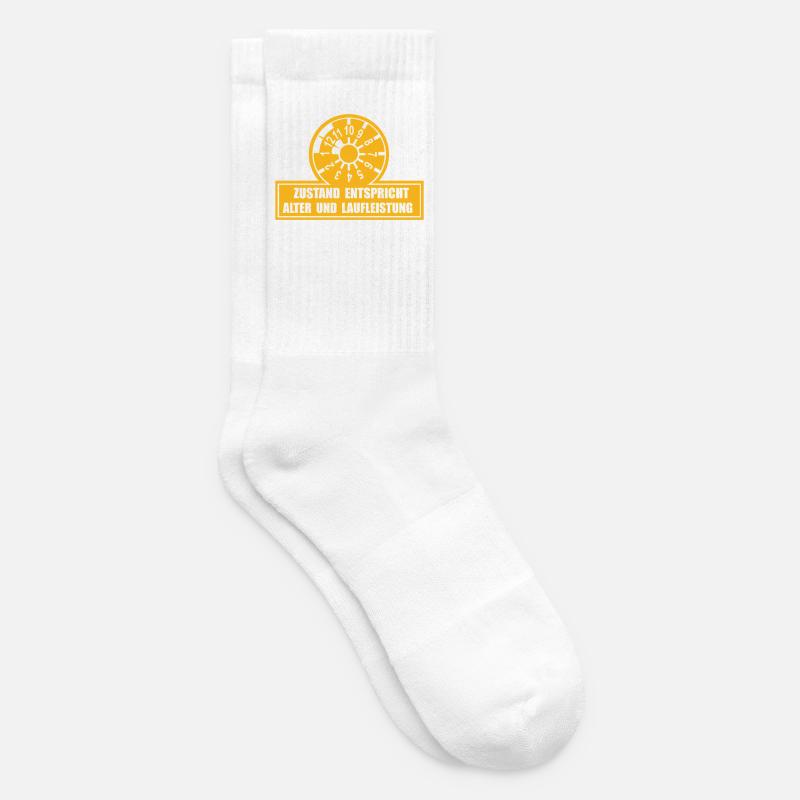 Prüfplakette - Tennissocken - Weiß