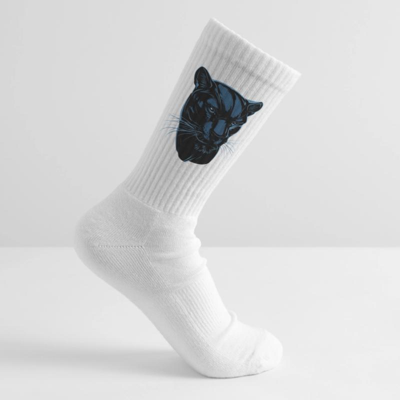 Panthère Léopard Grand Chat Mignon Gros Chat Panter Chaussettes de tennis