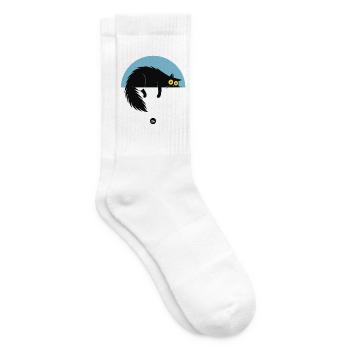 Lazy Surveillance Modus - Tennissocken - Weiß - Rechts