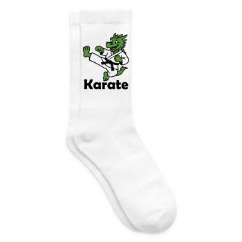 Karate Dragon - Tennis socks - white - Right
