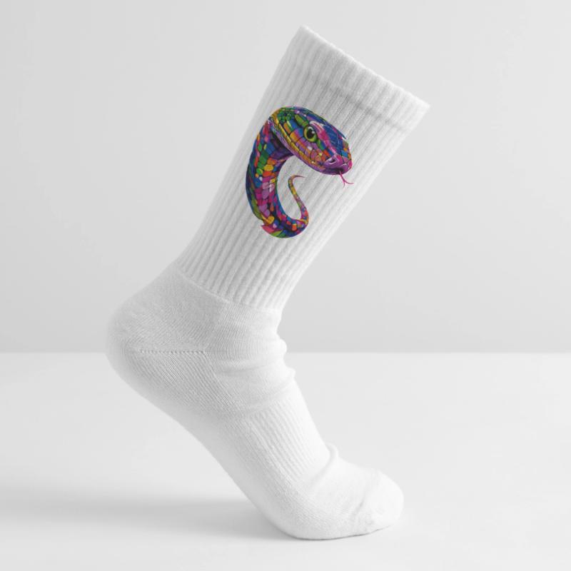 snake, python, cobra, rattlesnake, snakes Tennis socks