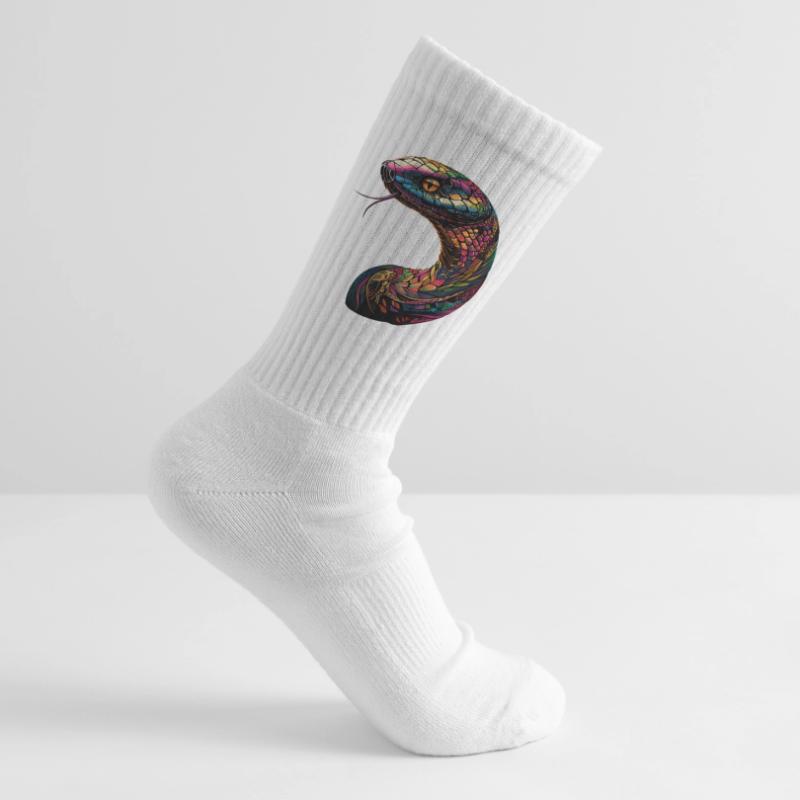 snake, python, cobra, rattlesnake, snakes Tennis socks