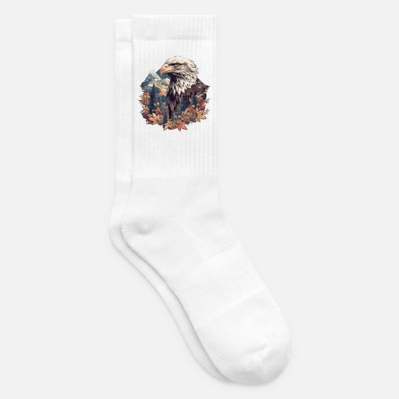 Adler - Tennissocken - Weiß
