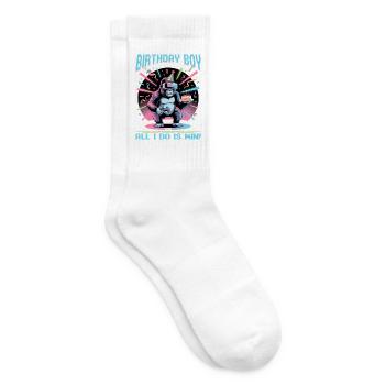 Birthday Gamer VR - Tennissocken - Weiß - Rechts