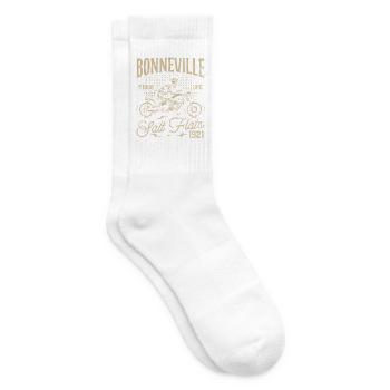 Bonneville Salt Flats Motorrad Geburtstag 1921 - Tennissocken - Weiß - Rechts