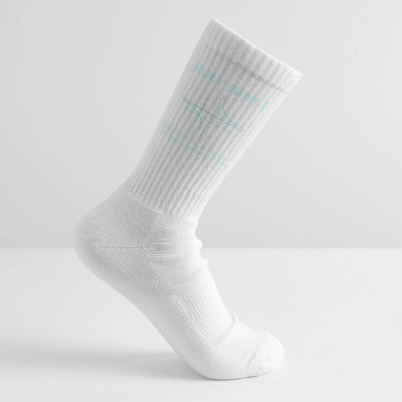 Math Math Math Professeur de mathématiques Mathématicien Chaussettes de tennis