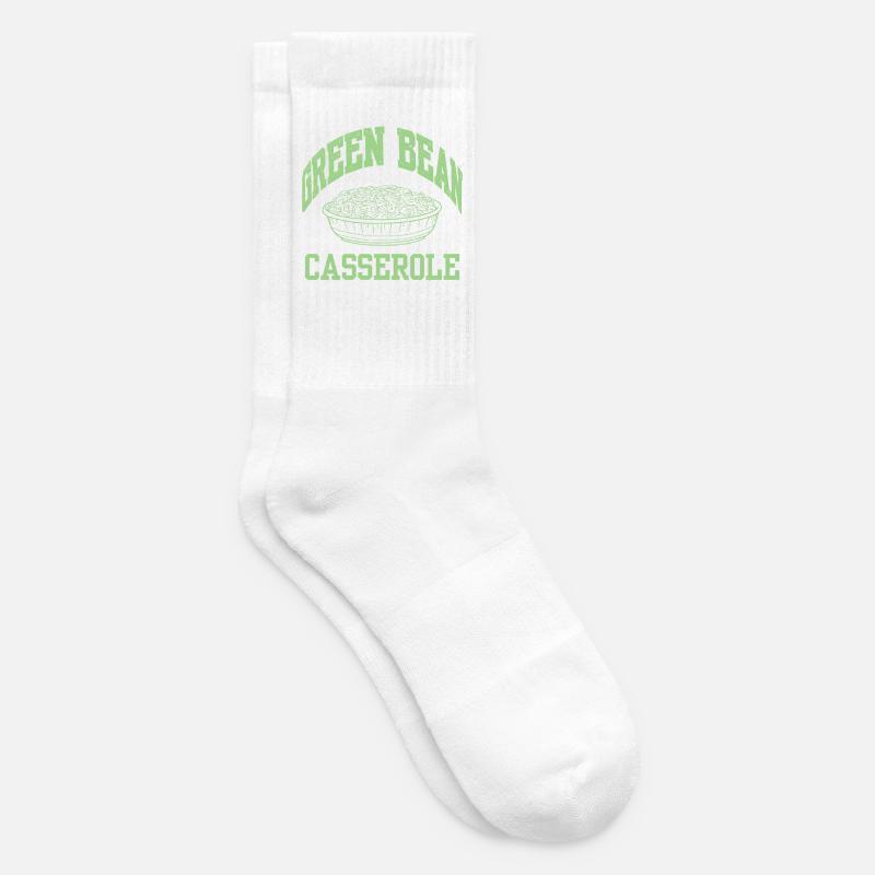 cool Casserole Haricots Verts - Chaussettes de tennis - blanc