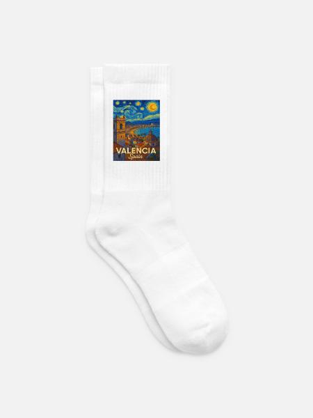 Valencia Spanien - Tennissocken - Weiß