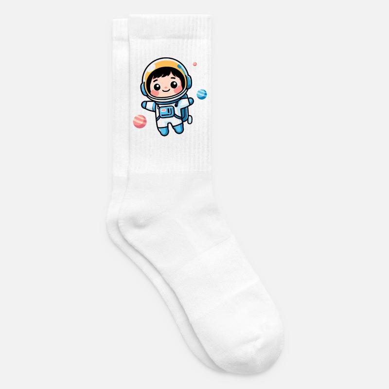 Kleiner Astronaut - Tennissocken - Weiß