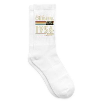 Original 1956 Vintage Vintage Anniversaire Rétro - Chaussettes de tennis - blanc - Droite