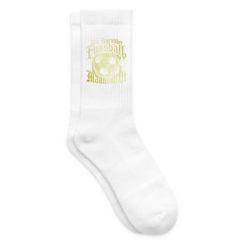 Die legendäre Fußball Mannschaft Gold - Tennissocken - Weiß - Rechts
