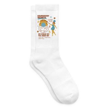 Sourdough Secrets Bread Baking Baker Sourdough - Tennis socks - white - Right