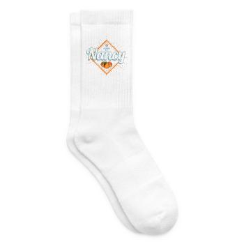 Nancy City Grand Est, France Souvenir - Chaussettes de tennis - blanc - Droite
