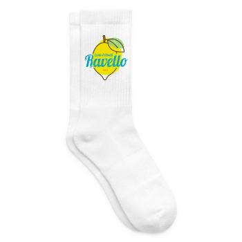 Ravello Costa d'Amalfi Lemon Italy Amalfi Coast - Tennis socks - white - Right