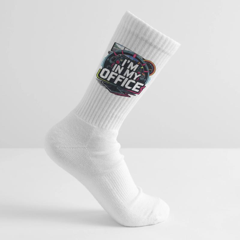 Je suis dans mon bureau Chaussettes de tennis