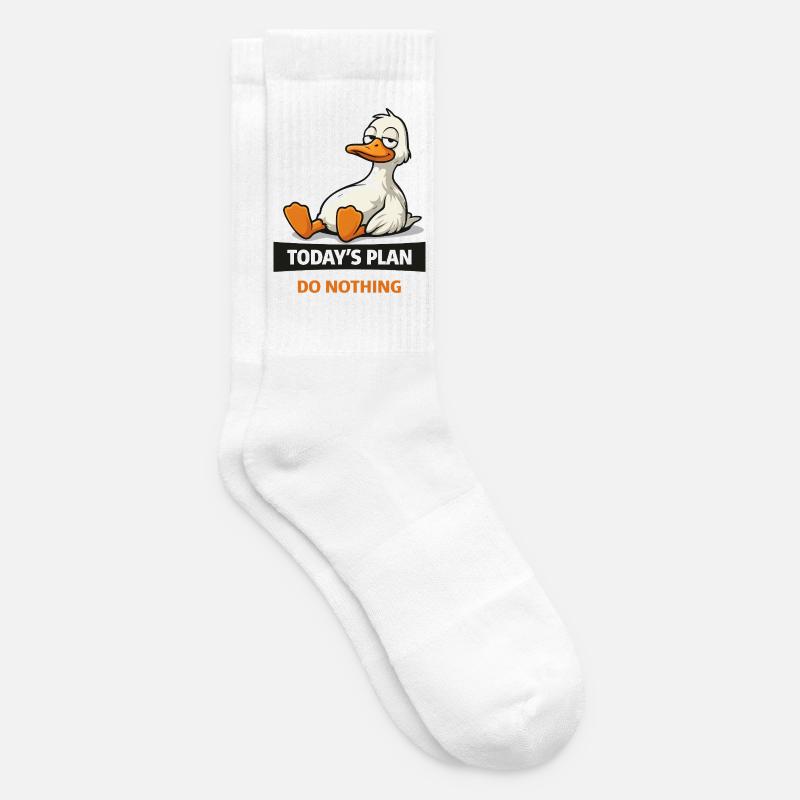 Der heutige Plan: Nichts Ducken - Tennissocken - Weiß