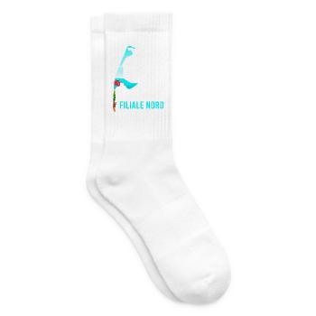 Nordsee Urlaub IBIZA FILIALE NORD Lustiges - Tennissocken - Weiß - Rechts