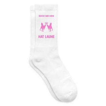 Reiten Pferdeliebhaber Reiterhof Pferde - Tennissocken - Weiß - Rechts