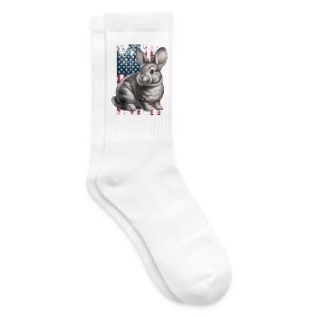 Rabbit - Tennis socks - white - Right