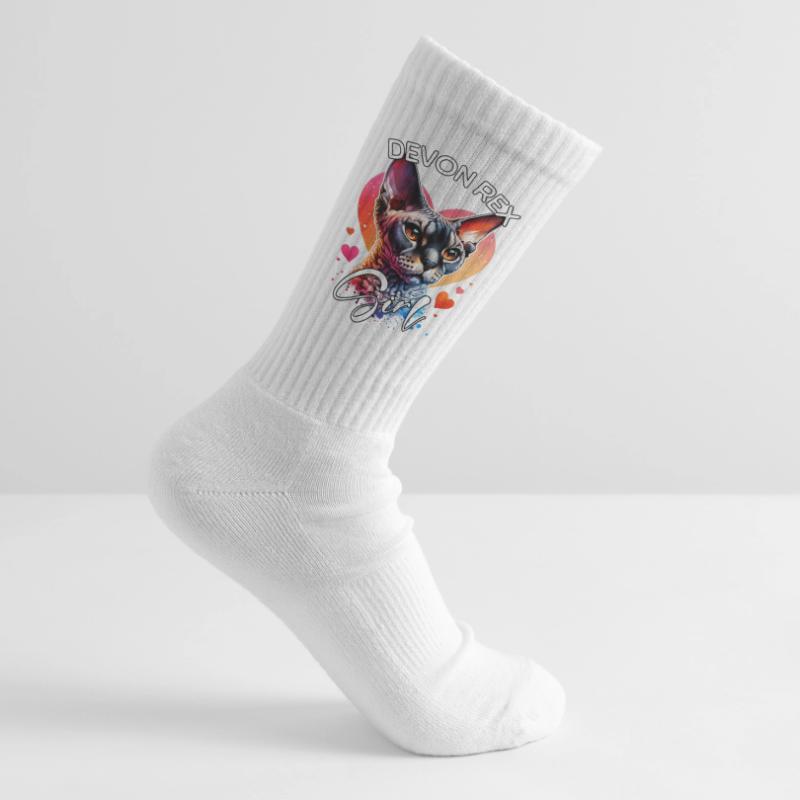 Devon Rex Mädchen Devon Rex Tennissocken