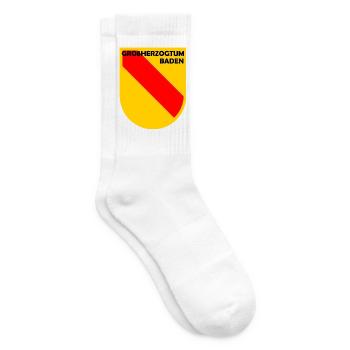 Heraldik Schild Baden Emblem - Tennissocken - Weiß - Rechts