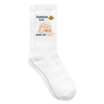 Boulanger au pain au levain La Dalle au levain - Chaussettes de tennis - blanc - Droite