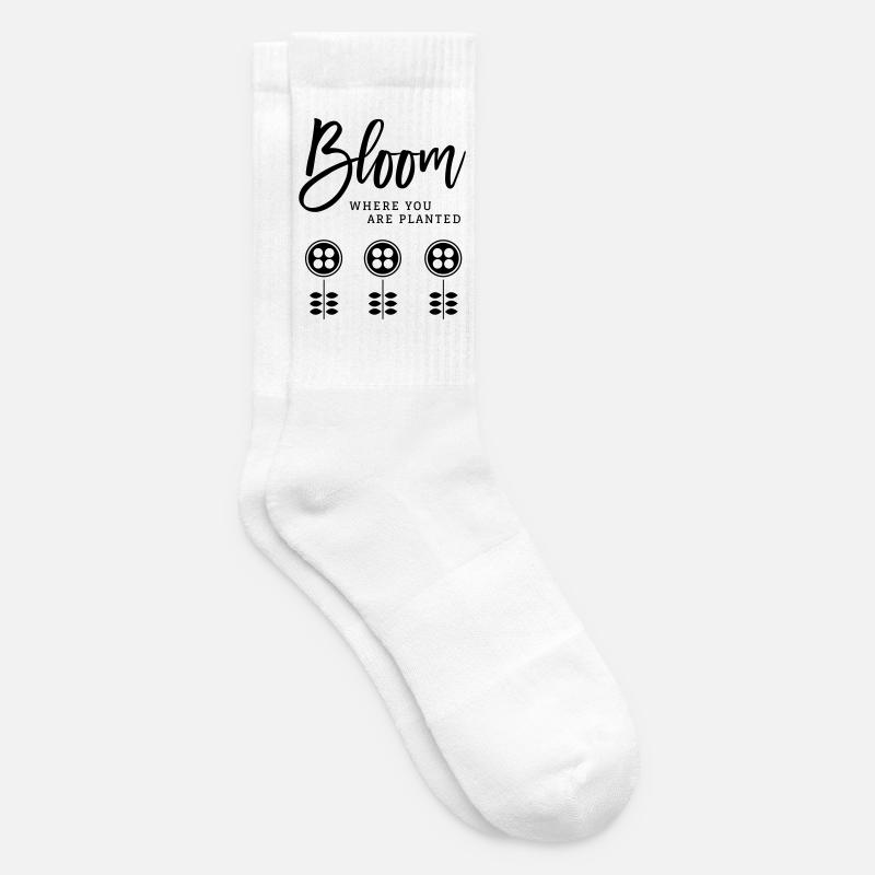 Bloom - Tennissocken - Weiß