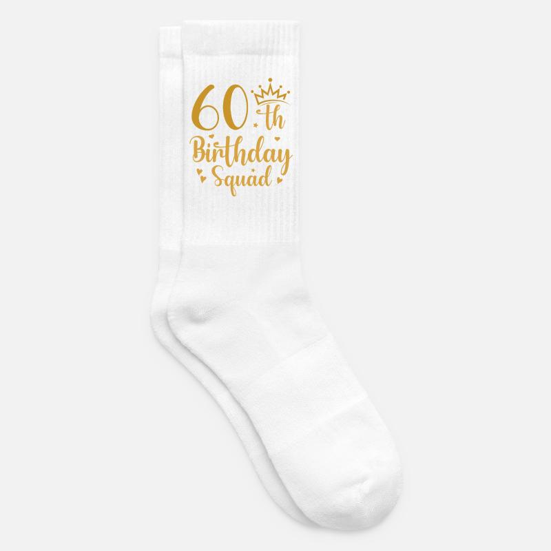 Effectif pour le 60e anniversaire - Chaussettes de tennis - blanc