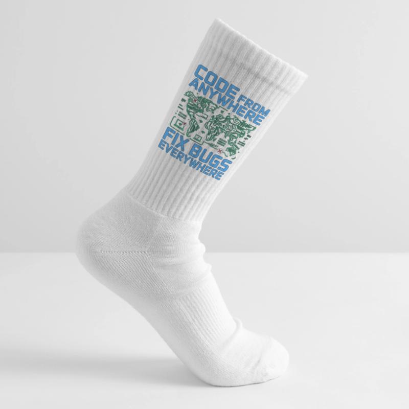 Remote Developer Code From Anywhere Remote Tech Tennis socks