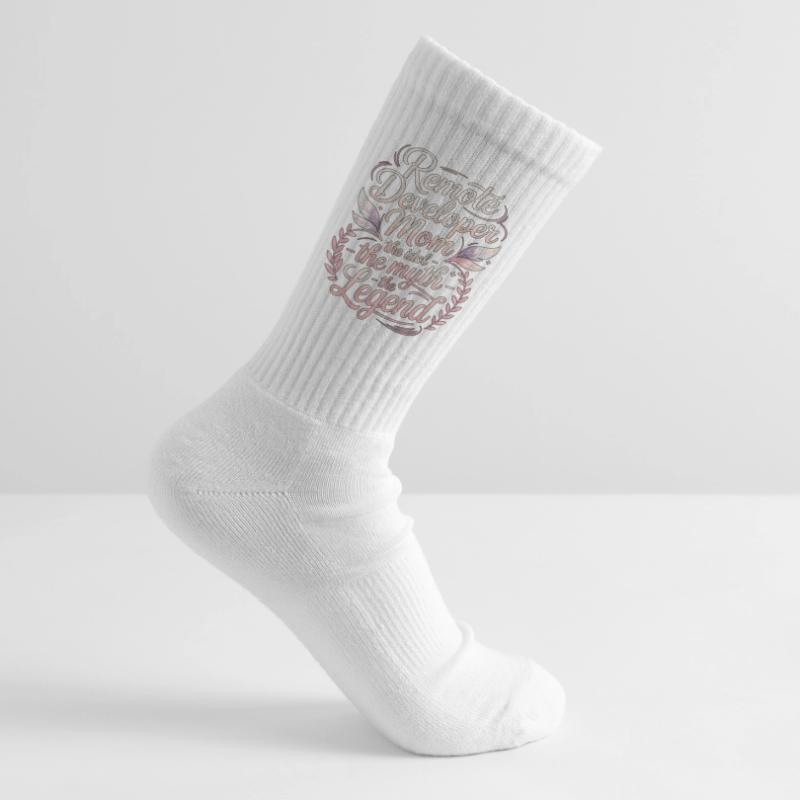 Remote Developer Mom The Idol The Remote Coder Tennis socks