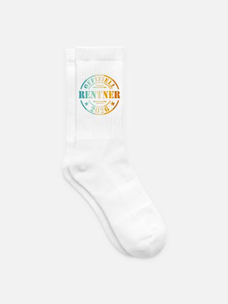 Rente Rentner - Tennissocken - Weiß