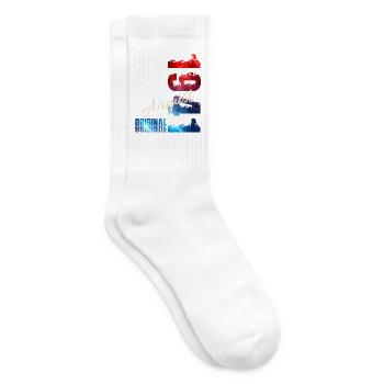 85. Geburtstag Geschenk Original August 1941 - Tennissocken - Weiß - Rechts