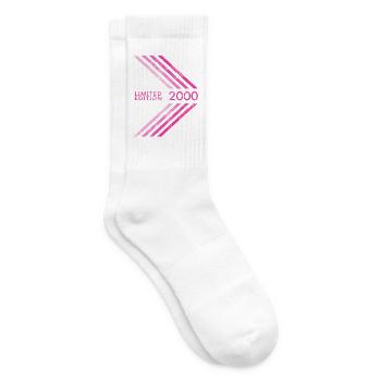2000 Limited Edition Geburtstag Frauen Damen - Tennissocken - Weiß - Rechts