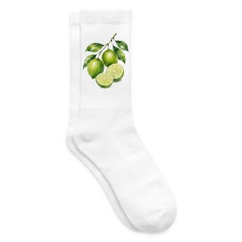 Limetten Aquarell Frische - Tennissocken - Weiß - Rechts