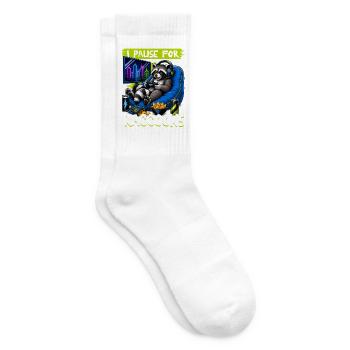 Gamer Gaming Cat Video Game - Tennis socks - white - Right