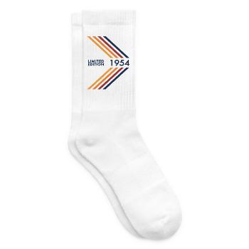 1954 Limited Edition Geburtstag Mann Frau Vintage - Tennissocken - Weiß - Rechts