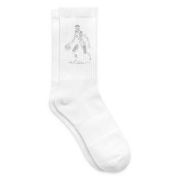 James A Basketballspieler Skizze - Tennissocken - Weiß - Rechts