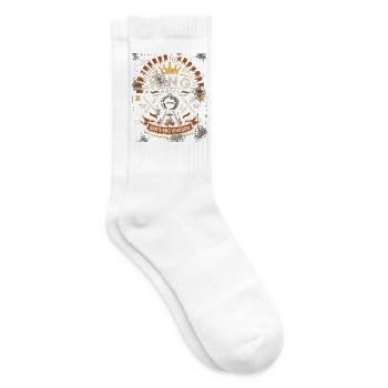 King of the Grill: Dad's BBQ Kingdom - Tennissocken - Weiß - Rechts