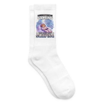Weekend Gaming Sleep Mode Sloth - Tennis socks - white - Right