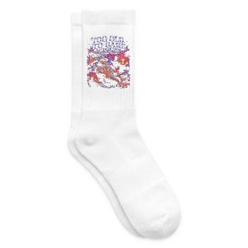 Trop vieux pour s’en soucier Vacances de grand-père - Chaussettes de tennis - blanc - Droite