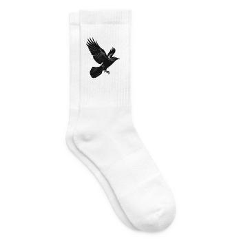Corbeau - Chaussettes de tennis - blanc - Droite