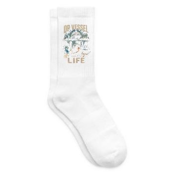 Commercial Diver Industrial Diver DP Vessel Life - Tennis socks - white - Right