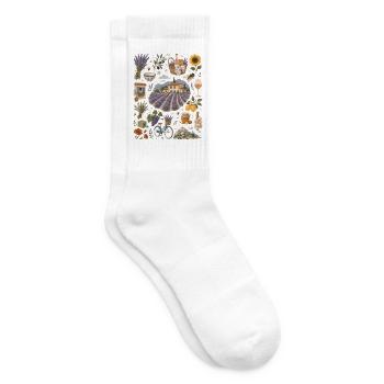 Provence | Lavender, indulgence & the South of France - Tennis socks - white - Right