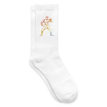 Kickboxer Retro - Tennis socks - white - Right