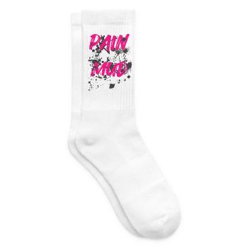 Mud forever Schlammlauf Mud Run Muddy Race - Tennis socks - white - Right